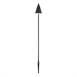 Elitco Outdoor 12V Cast Brass Torch Light 8Inch W X 24Inch High In Dark Bronze