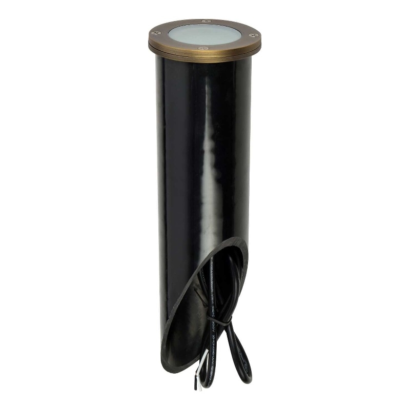 Elitco Lighting Landscape Cast Brass 4X15 Well Light in Antique Brass