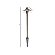 Elitco Lighting Landscape Cast Brass 7X24 Path Light in Antique Brass