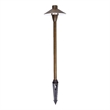 Elitco Lighting Landscape Cast Brass 7X24 Path Light in Antique Brass