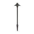 Elitco Lighting Landscape Cast Brass 7X24 Well Light in Dark Bronze
