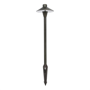 Elitco Lighting Landscape Cast Brass 7X24 Well Light in Dark Bronze