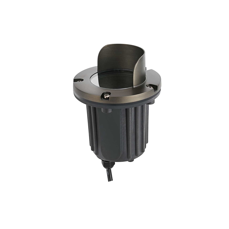Elitco Lighting Landscape Cast Brass 5X7 Well Light in Dark Bronze