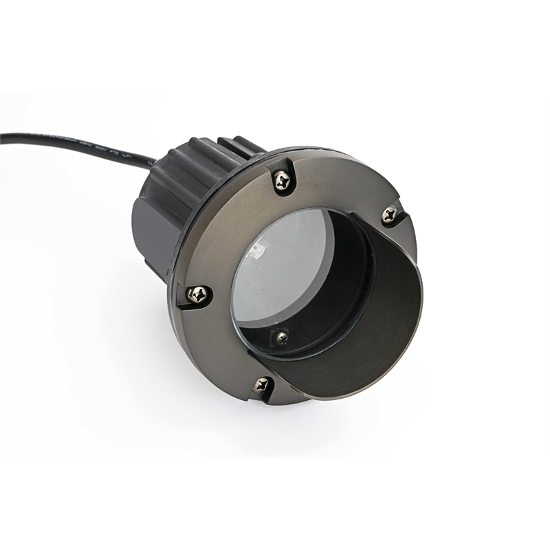 Elitco Lighting Landscape Cast Brass 5X7 Well Light in Dark Bronze