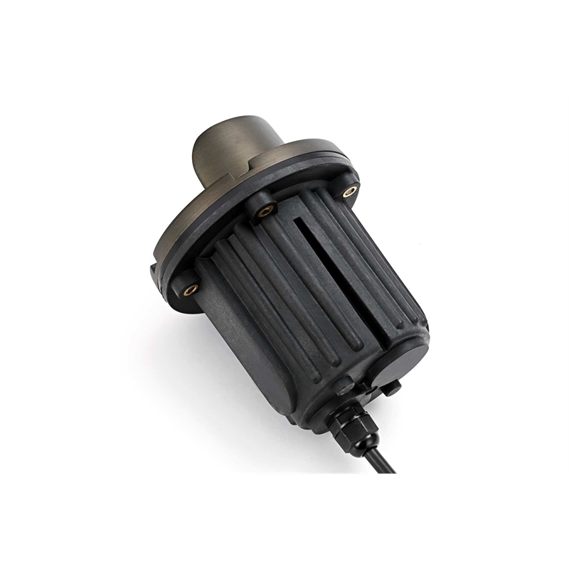 Elitco Lighting Landscape Cast Brass 5X7 Well Light in Dark Bronze