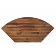 Belmont Home Declan Acacia Wood Corner Media Stand for TVs up to 41