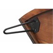 Belmont Home Declan Acacia Wood Corner Media Stand for TVs up to 41