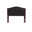 Belmont Home Capistrano Coastal Rattan/Wood Banana Leaf Queen Headboard in Brown