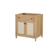 Belmont Home 30'' Cane Paneled Bathroom Vanity Base
