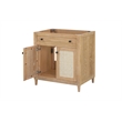Belmont Home 30'' Cane Paneled Bathroom Vanity Base