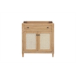 Belmont Home 30'' Cane Paneled Bathroom Vanity Base