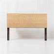 Crawford & Burke King Adjustable-Height Headboard in Natural Rattan