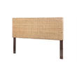 Crawford & Burke King Adjustable-Height Headboard in Natural Rattan