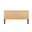 Crawford & Burke King Adjustable-Height Headboard in Natural Rattan