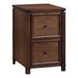Baton Rouge 2 Drawer File Cabinet in Brushed Walnut Finish in Engineered Wood