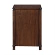 Baton Rouge 2 Drawer File Cabinet in Brushed Walnut Finish in Engineered Wood