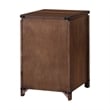Baton Rouge 2 Drawer File Cabinet in Brushed Walnut Finish in Engineered Wood