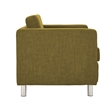 OSP Home Furnishings Pacific Armchair In Green Fabric