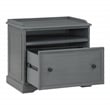 Country Meadows Engineered Wood File Cabinet in Plantation Gray