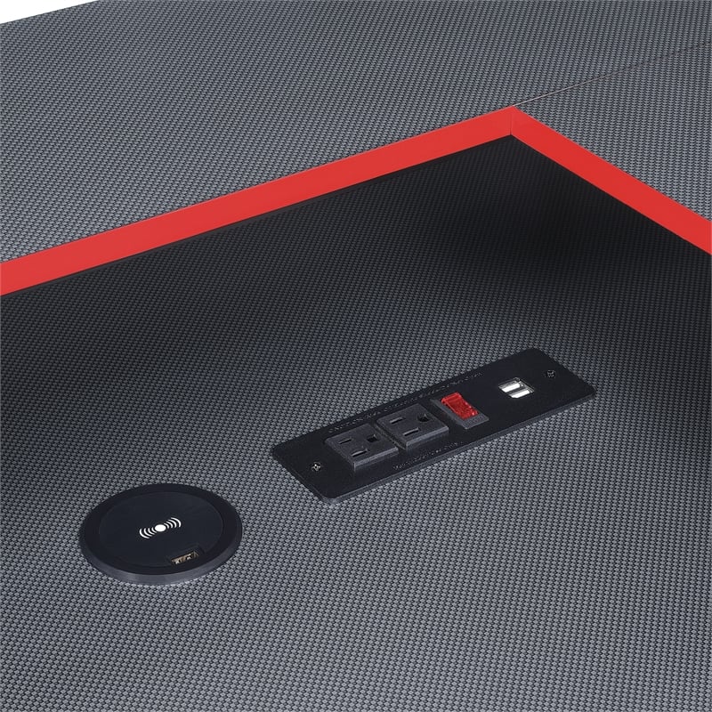 Disruptor L-Shape Gaming Desk in Metal Black