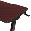 Arena 1337 Battlestation Electric Gaming Desk in Red  Engineered Wood