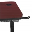 Arena 1337 Battlestation Electric Gaming Desk in Red  Engineered Wood