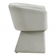 Lucas Accent Chair in Platinum Gray Fabric with Bolted Legs