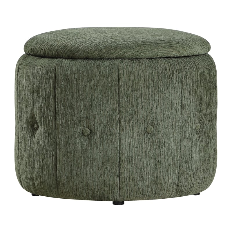 Brayfield Storage Ottoman in Pine Fabric