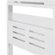 Prado 60x24 Desk with Storage in Metal Schattdecor White Carbon Fiber Desk Top