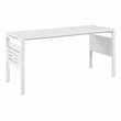 Prado 60x24 Desk with Storage in Metal Schattdecor White Carbon Fiber Desk Top