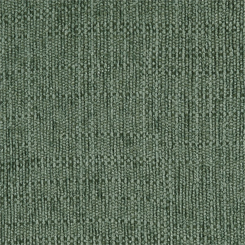 Landis Storage Bench in Green Fabric Antique Bronze Nailhead Trim  and Brushed Natural Light Wood Finished Legs
