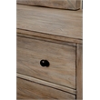 Origins by Alpine Classic Wood 6 Drawer Dresser in Natural Gray