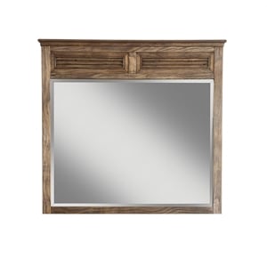 Origins by Alpine Remington Wood Mirror in Aged Pine (Brown)