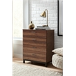 Origins by Alpine Weston Wood 4 Drawer Chest in Rustic Pine