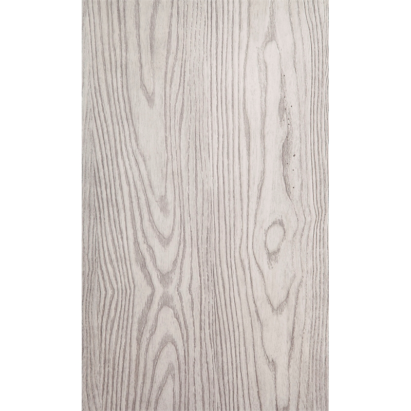 Origins by Alpine Aria Standard King Wood Panel Bed in Weathered Light Gray