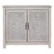 Origins by Alpine Aria Small Wood Accent Chest in Weathered Light Gray