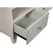 Origins by Alpine Denver Wood TV Console in Light Gray