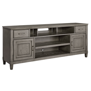 Origins by Alpine Newport 74&quot Wood TV Console in Stone