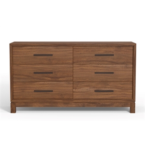 Origins by Alpine 6 Drawer Dresser in Honey Maple (Brown)