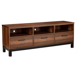 Origins by Alpine Weston TV Console in Rustic Pine (Brown)