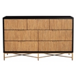 Origins by Alpine Larsen 7 Drawer Dresser in Black