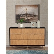 Origins by Alpine Larsen 7 Drawer Dresser in Black