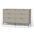 Origins by Alpine Casey 3 Drawer Small Chest in White