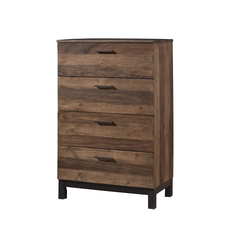 Origins by Alpine Casey 5 Drawer Chest in White