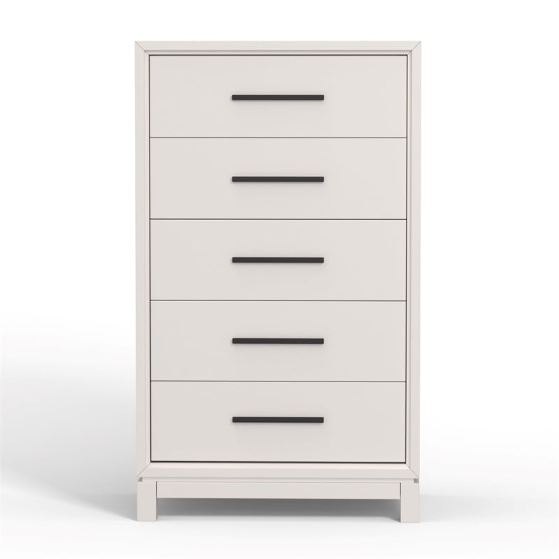 Origins by Alpine 5 Drawer Chest in White