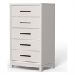 Origins by Alpine 5 Drawer Chest in White