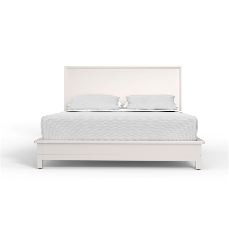Origins by Alpine Standard King Platform Bed in White