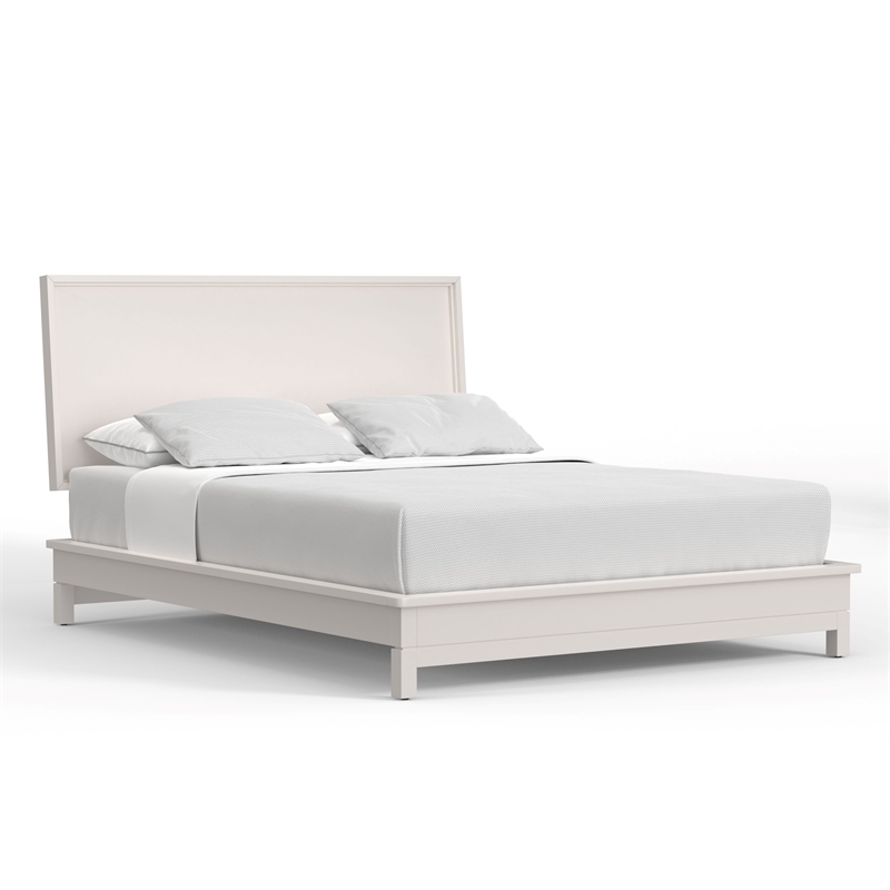 Origins by Alpine Standard King Platform Bed in White