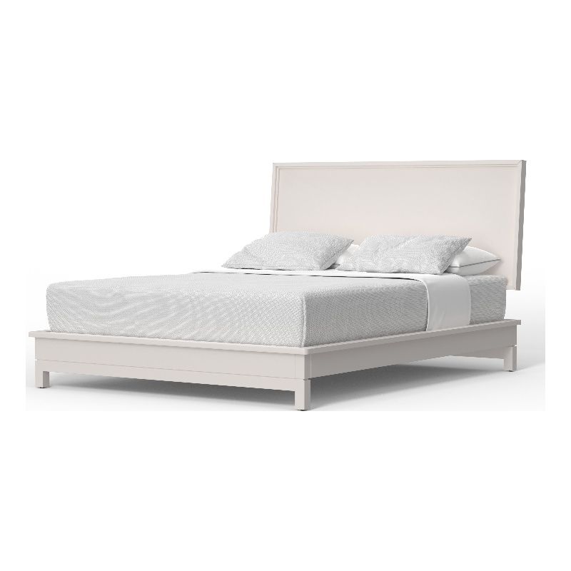 Origins by Alpine Standard King Platform Bed in White