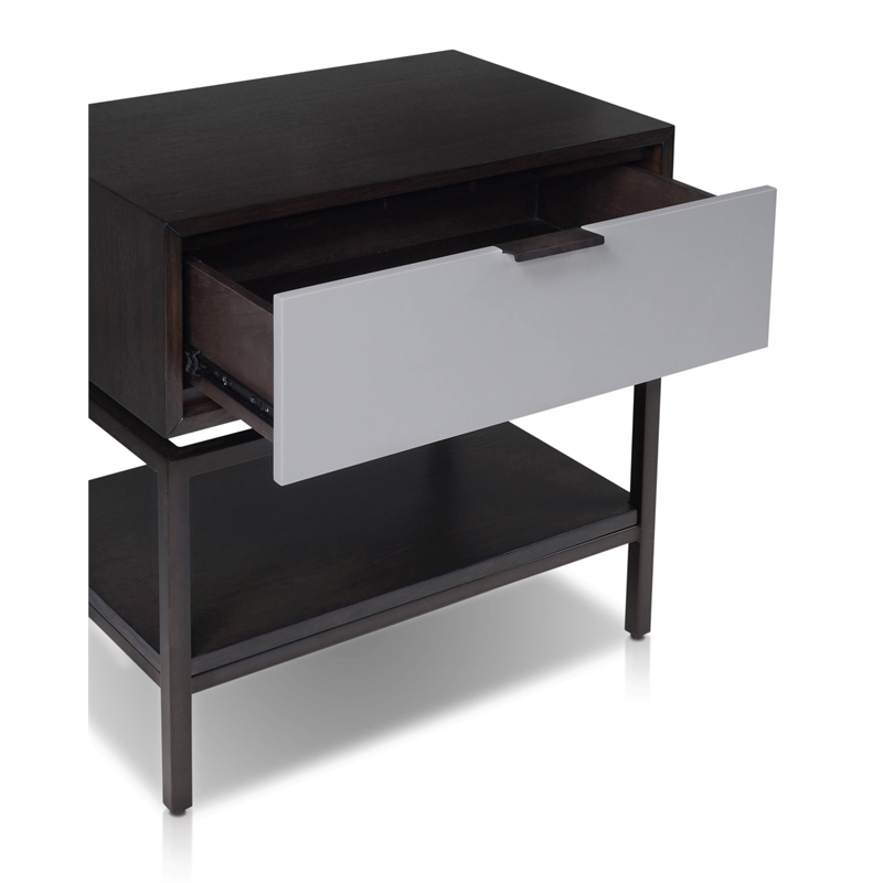 Origins by Alpine Wilmar Nightstand in Espresso